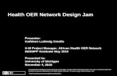 2010.11.04 Health OER Network Design Jam