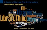 LibraryThing for Libraries - Nelson Public Libraries