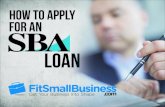 How To Apply For An SBA Loan - Step-By-Step Instructions