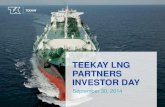 Teekay LNG Partners (NYSE: TGP) Investor Day Presentation, Sep 30, 2014