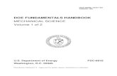 DOE Fundamentals Handbook Mechanical Science v1