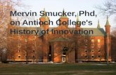 Antioch college's history of innovation