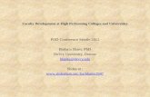 Faculty Development at High Performing Colleges and Universities