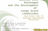 Glacial Lake Ontonagon and the Development of Large Scale Landslides