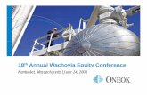 oneok 2008 Wachovia Securities Nantucket Equity Conference