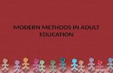 Modern methods in adult education