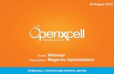 Openxcell conducts a successful webinar on Magento Optimization