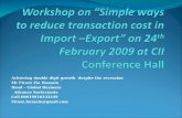 Workshop On Export  Import 24 T Hf