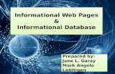 Informational web pages