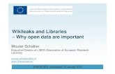 Wikileaks and Libraries – Why open data are important