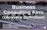 Business Consulting Firm (Glossary Definition) (Slides)