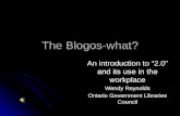 The Blogos What With Sound