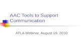 AAC Tools to Supports Communication