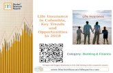 Life Insurance in Colombia, Key Trends and Opportunities to 2018