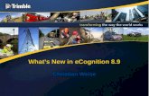 What’s New in eCognition 8.9
