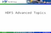 HDF5 Advanced Topics