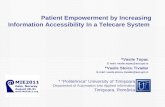 Patient Empowerment by Increasing Information Accessibility In a Telecare System