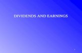 Dividends And Stock Earnings