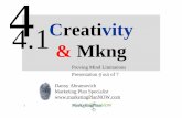 Marketing and Creativity-4 marketingPlanNOW
