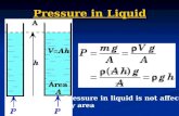 Pressure in liquid