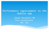 Performance improvement through mobile devices