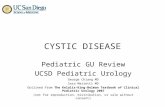 Pedi gu review cystic disease i
