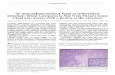 An immunohistochemical panel to differentiate