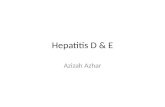 Hepatitis d & e
