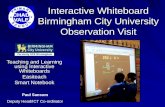 Bcu Interactive Whiteboard Training