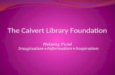 Calvert Library Foundation Slide Presentation Final Jan 2010