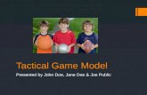 Tactical game model