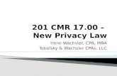 Presentation On Mass Data Privacy Law