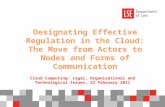 Designating effective regulation in the cloud
