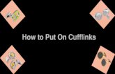 How to Put Cufflink
