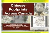 Chinese Footprints Across Canada - 2014 Version
