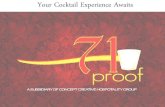 71 proof.your cocktail experience awaits