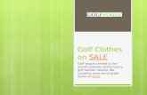 Golf Clothes on SALE