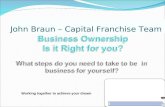 Steps to Business ownership
