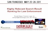Highly Relevant Search Result Ranking for Large Law Enforcement Information Sharing Systems - By Ronald Mayer