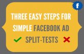 Three Easy Steps for Simple Facebook Ad Split-Tests