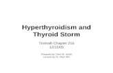 Hyperthyroidism and Thyroid Storm
