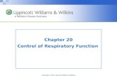 Control Of Respiratory Function