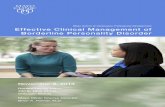 Effective Clinical Management of Borderline Personality Disorder