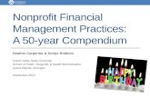 Nonprofit Financial Management Practices: A 50 Year Compendium