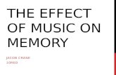 The Effect of Music on Memory