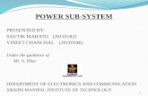 Satellite Power sub system