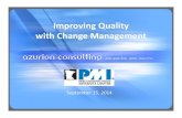 Improving Quality with Change Management