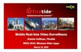 IWCE 2010: Wireless Killer Apps - Mobile Real-time Video Surveillance