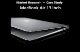 Mac book air market research - case study ppt .