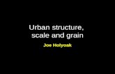 Urban structure, scale and grain, Joe Holyoak